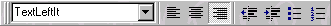 La barre d�outils de paragraphe